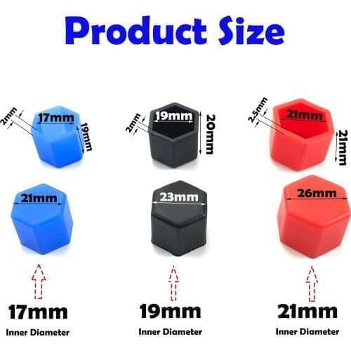 Car accessories Wheel Bolts Cover For Suzuki SX4 SWIFT Alto Liane Grand Vitara jimny S-cross Spacia Splash Kizashi Wagon R IGNIS