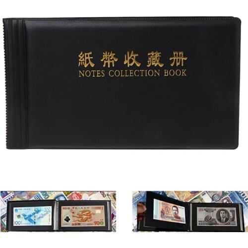 Paper Money Holders Storage Collection Pockets New Album Book Collecting