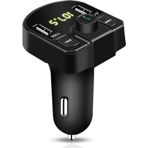Bluetooth 5.0 FM Transmitter Wireless Handsfree Audio Receiver Car MP3 Player TF 3.1A USB Fast Charger Car Accessories Car Kit