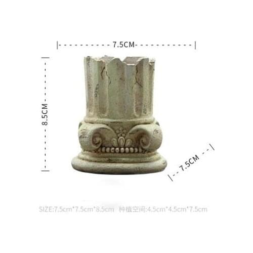 Mold Silicone mold Roman column flower pots molds vase molds vases mould 3d moulds pot Cement mould silica gel concrete moulds
