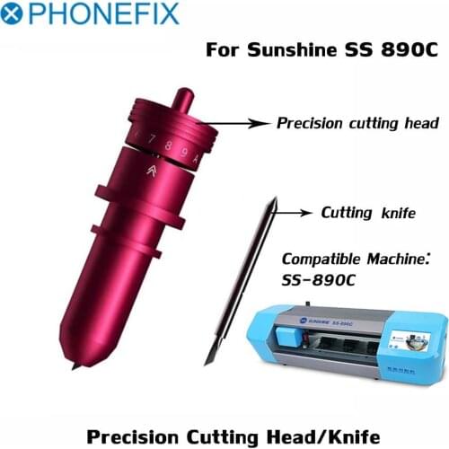 SS-890C Hydrogel Film Precision Cutting Head Knife Blade for SS-890C Sunshine Cutting Machine Front Back Cover Film Cutting Tool