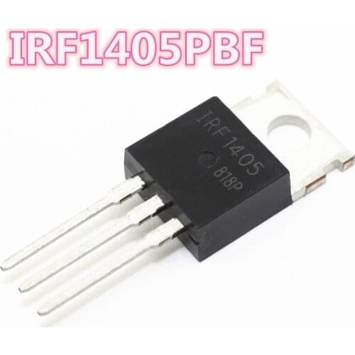 Good quality IRF1405PBF IRF1405 TO-220 169A/55V field effect tube Free shipping