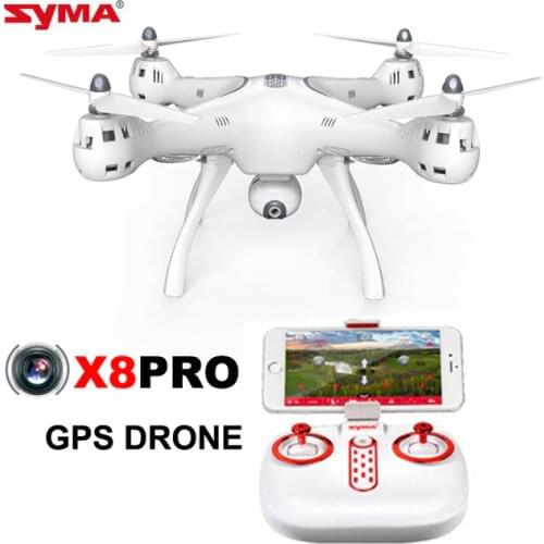 SYMA X8Pro GPS RC Quadcopters Helicopters WiFi FPV 720P Camera Altitude Hold One Key Return Remote Control Drone Dron Toys RTF