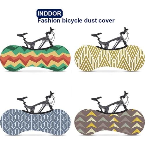 Fashionable 26"-28" road bike elastic dust cover silk fabric non-fading bicycle dust cover suitable for 1.6m-2.0m bicycles