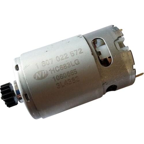 GSB14.4-2-LI 14.4V 16 TEETH GEAR DC MOTOR 1607022572 HC683LG FOR Electric screwdriver drill Repair and replace parts