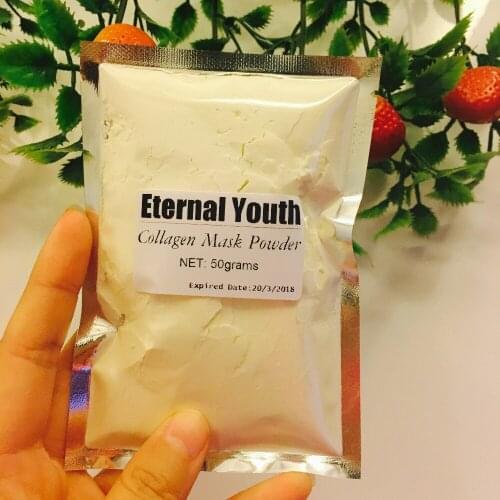 Collagen + Hyaluronic Acid Peel Off Soft Mask Powder Face Mask Scars Acne Control Facial Treatment 50g