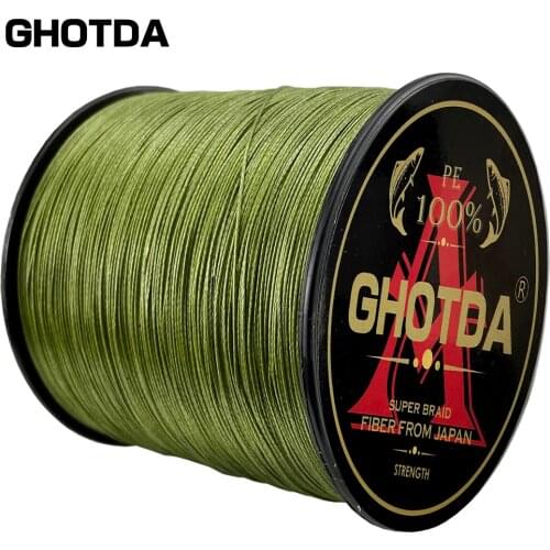 GHOTDA 4 Braided Fishing Line Length:300m/330yds Diameter:0.11mm-0.50mm,size:10-80lb Japan PE braided line Floating Line