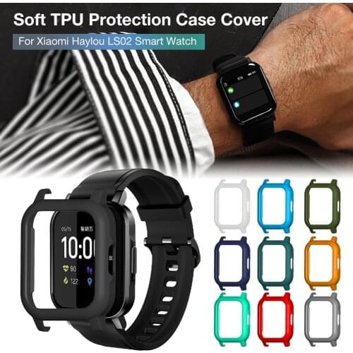 PC Protector Case Cover For Haylou LS02 Smart Watch Plastic Bumper Shell Protection Frame For Xiaomi Haylou Solar Ls02 Bracelet