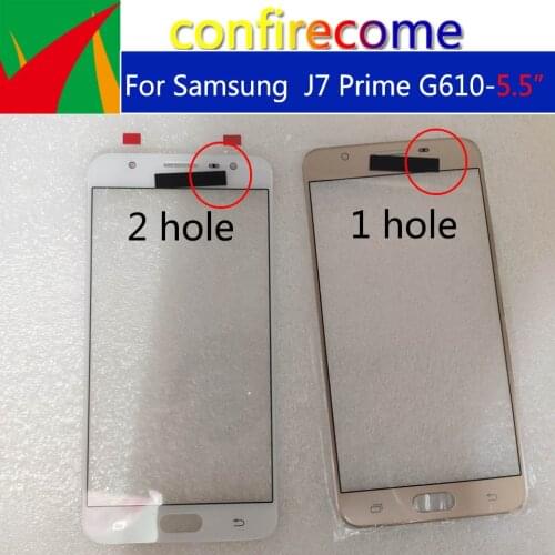 10Pcs\lot For Samsung Galaxy J7 Prime G610F G610 SM-G610F SM-G610F/DS Replacement LCD Front Touch Screen Glass Outer Lens