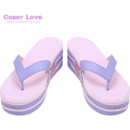 Bungo Stray Dogs game Sakura Elise Cosplay Shoes Boots Carnival Halloween Christmas Shoes