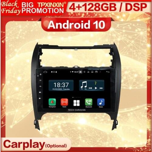 Carplay 2 Din Android Screen Multimedia Stereo Receiver For Toyota Camry 2012 2013 2014 2015 2016 2017 BT Radio Player Head Unit