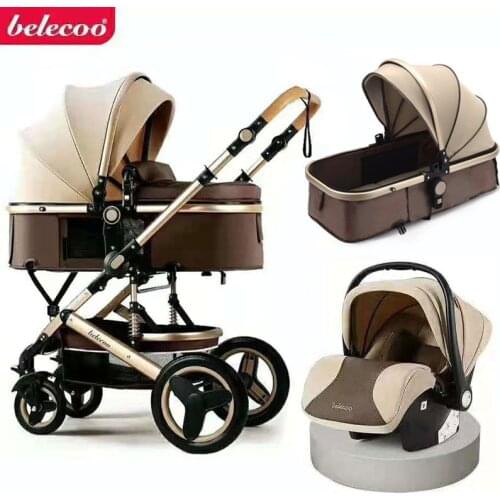Baby Stroller 3 in 1 Hot Mom Stroller Luxury Travel Pram Carriage Basket Baby Car Seat and Cart Carrito Bebe