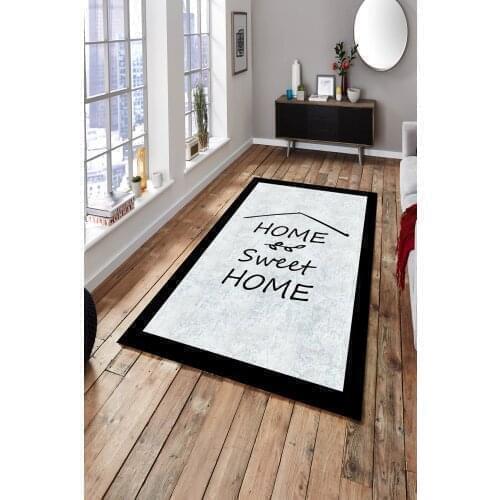 Home Sweet Home Printed Carpet (Machine Washable Non-Slip Leather Base 80cm X 140cm) - CP187