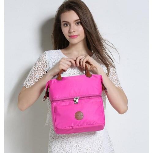 2-Layer Fashion Women Messenger Bags for Insulation Baby Bottle Bag Diaper Feeding Mum Maternity Storage DBO