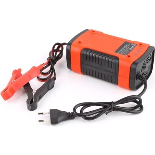Intelligent Battery Charger 12V 5A Pulse Repair Truck Storage With LCD Display