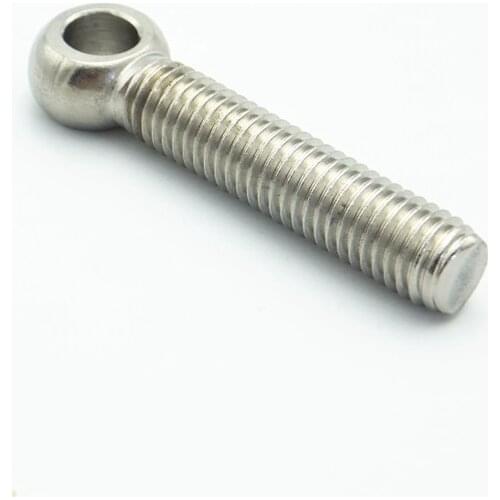 M10 304 Stainless Steel Metric Thread Wing Hinge Screw Eye Bolt Stud Articulated Anchor Bolt Fasterner
