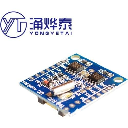YYT Tiny RTC I2C modules 24C32 memory DS1307 clock RTC module without battery