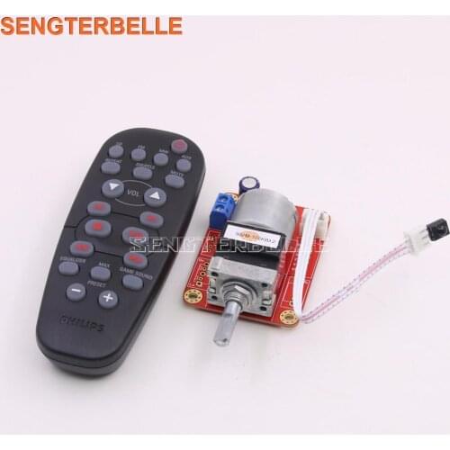 SENGTERBELLE Assembeld Remote Volume Board HIFI Preamp Motor ALPS 100K Potentiometer