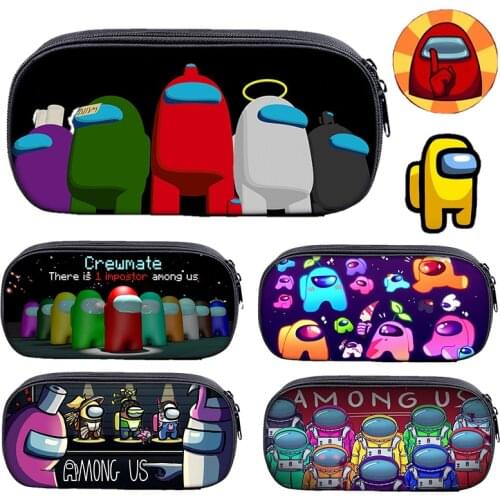 New Game Pencil Case Children School Supplies Pen Bag Student Kids Cute Cartoon Pen Bag Fashion Boys Girls Pencil Pouch