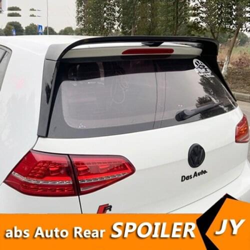 For Volkswagen Golf 7 Spoiler 2014-2018 MK7 Glof 7.5 R GTI -CSK spoiler ABS Material Car Rear Wing Color Rear Spoiler