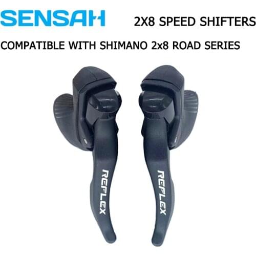 SENSAH REFLEX Road Bike Shifters 2×8 Speed Lever Brake Bicycle Derailleur Groupset Shimano Rear Derailleur Sora Tiagra Claris