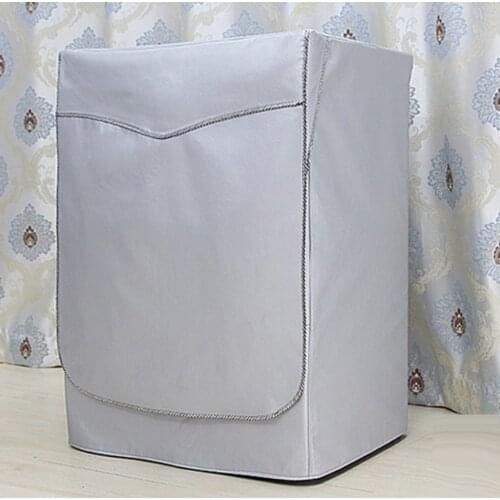 Anti-Dust Waterproof Zipper Top Or Strap On Drum Washing Machine Dryer Cover Protector Water Resistant 60 x 85cm