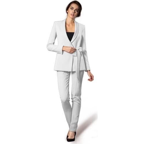 Womens Suits 2-Piece Set Blazer+Pencil Pants Fashion Elegant Office Lady Womens Suits Casual Business Wear Custom Made