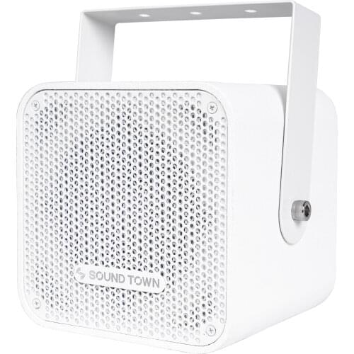 Sound Town Compact 5" Coaxial Speaker for installation Bracket White (CARME-105W)