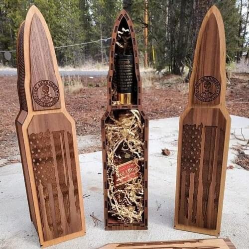 1pcs Wine Box Decorative Premium Exquisite Wine Rack Bottle Strap Crates Shell Gift Convenience Home Decoration