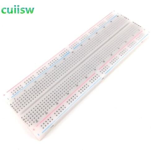 10pcs NEW MB-102 MB102 Breadboard 830Point Solderless PCB Bread Board Test Develop DIY
