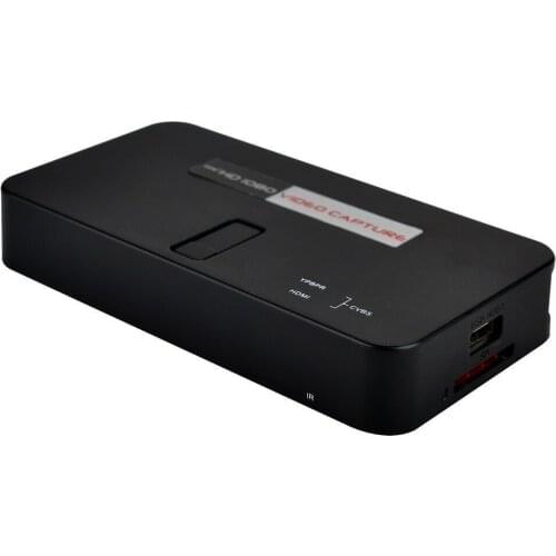 2017 EzCAP HDMI Game capture record HDMI from HDMI/YPbPr to USB Flash Disk or SD Card directly, no PC required, Free shipping