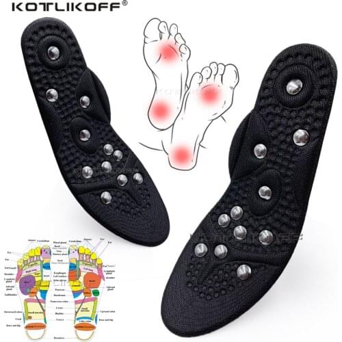 22 Magnetic Massage Insole Foot Massage Physiotherapy Magnetic Therapy Acupressure Arch Support Cushion Body Detox Slimming Pads