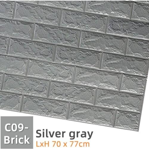 3D Wall Stickers Self Adhesive Wallpaper Foam Decor DIY For TV Background Kids Living Room Waterproof Wall Sticker