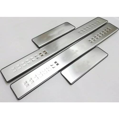Car Styling Accessories For 2017 2018 Mg Zs Door Sill Scuff Pedal Cover Stainless Steel Protector Guard Trim Sticker Strip 4pcs