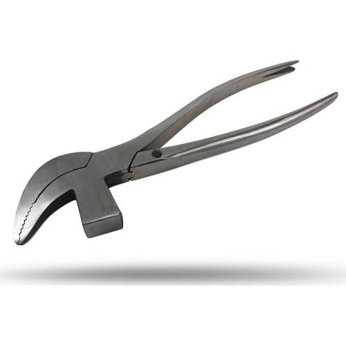 New Cast Iron Pliers Shoe Cobbler Leather Working Tool Tack Hammer Repair Shoemaker Material Tools 1pc