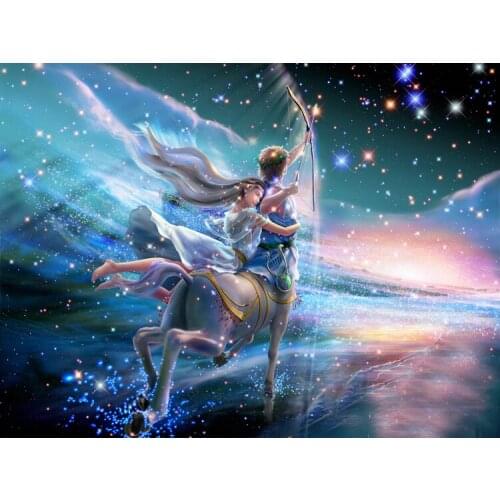 Sagittarius constellations The wooden puzzle 1000 pieces ersion jigsaw puzzle white card adult childrens educational toys