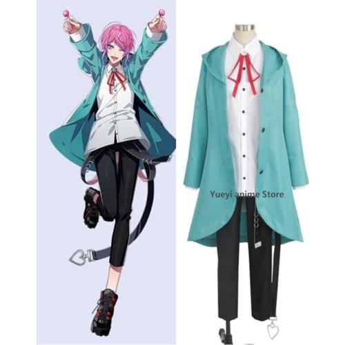 Divisie Rap Battle Hypnose Mic Amemura Ramuda Cosplay Kostuum Uniformen Past Outfits Volledige Set