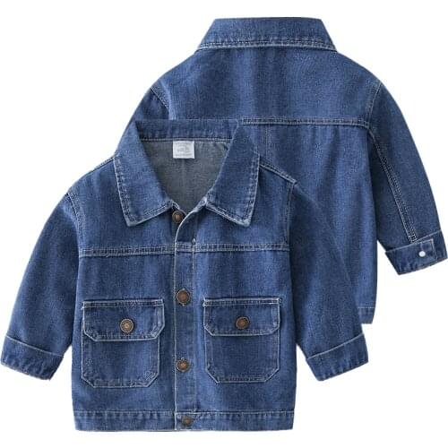 Jacket for Boy Childrens Fashion Denim Jacket Kids Designer Clothes Autumn Outwear Teen Boy Jean Jacket Coat Casaco Infantil