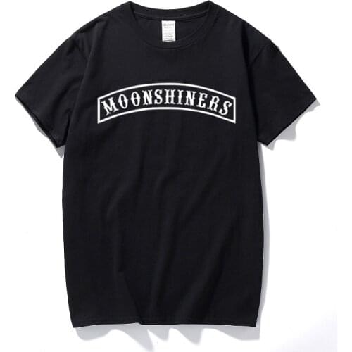 Moonshiners T shirt Funny T-shirt Sutton Moonshine Hillbilly South Runs Popcorn tops Cotton short sleeve tshirt camisetas hombre