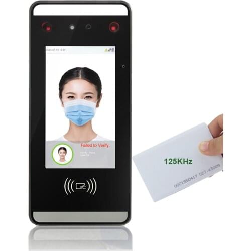 Hot ZK Linux-Based Visible Light Biometric Palm Face Facial Recognition Time Attendance Terminal RFID Card Access Control System
