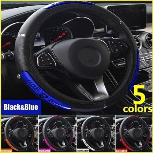 Car Steering Wheel Covers Faux Leather China Dragon Design Auto Steering Wheel Protector Or DIY Self-made With Needles Thread
