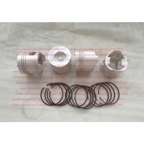 JD4102B.4.1-4 Piston + Piston ring, Jiangdong JD4102BZ2 engine