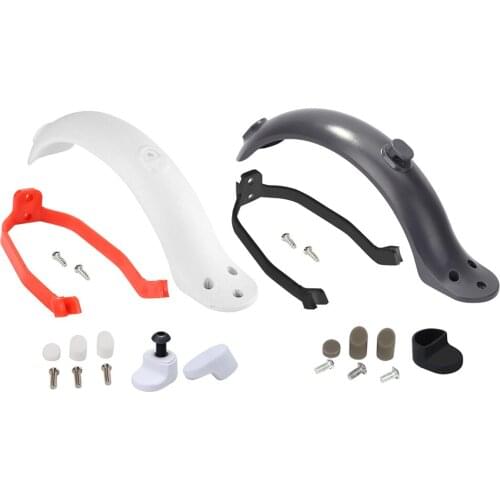 Scooter Rear Mudguard Set Fender Bracket Support Screws Cap for M365 Electric Scooter Replacement Parts