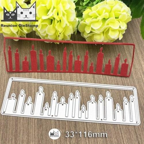 Reunion Candle Metal Cutting Dies Embossing Mold DIY Scrapbooking Album Paper Craft Knife Mould Card Custom Blade Punch Stencils