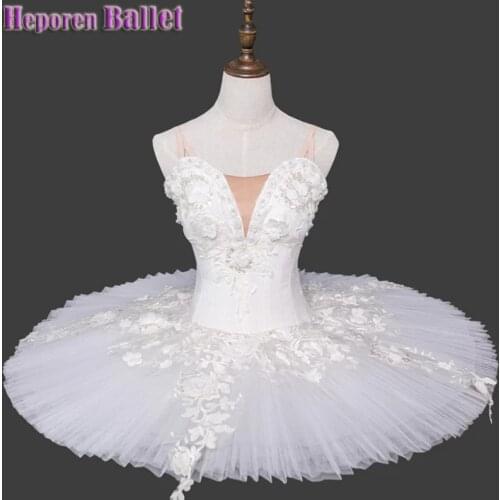 New Children or Adult White Puffy Swan Lake Dance Ballet Tutu For Performance Costume 210430