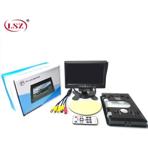 LSZ factory wholesale bus/boat 7 inch car monitor supports multi-language chinese / traditional chinese / english / russian, etc