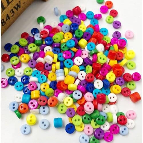 6mm lots 100/200pcs plastic buttons cute bady craft/sewing/doll Mix color U pick PT38