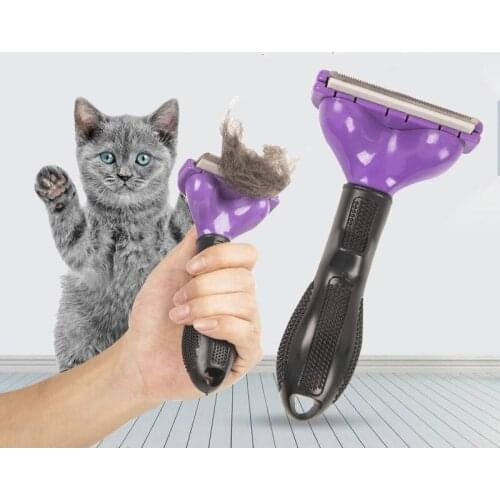 Pet Cat Hair Removal Comb Dogs Beauty Brushes Puppy Kitten Cat Hair Shedding Cat Trimmer Combs Pets Grooming Tools Dog Brus