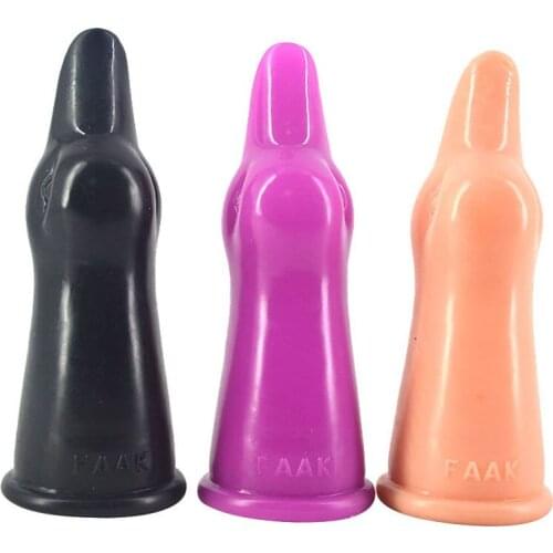 Adult sex products simulation duckbill penis anal plugs female erotic masturbation device massage stick adult sex toys