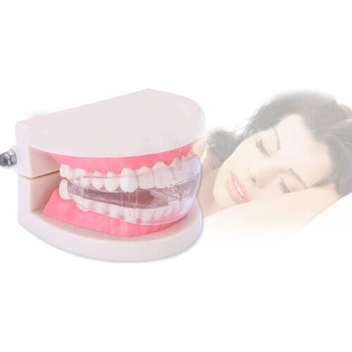 Silicon gel anti snore mouthpiece snore stopper anti snoring device braces good sleeping Teeth